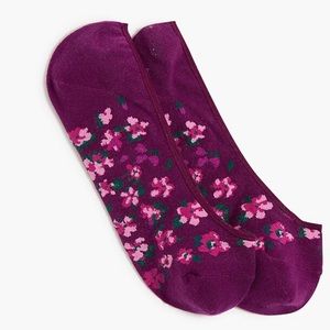 J.Crew Floral No Show Socks OS